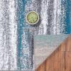 image:imageLUXE WEAVERS Victoria 9085 Modern Abstract Area Rug Turquoise 2x7 Area Rug