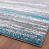 image:imageLUXE WEAVERS Victoria 9085 Modern Abstract Area Rug Turquoise 2x7 Area Rug