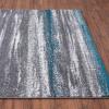 image:imageLUXE WEAVERS Victoria 9085 Modern Abstract Area Rug Turquoise 2x7 Area Rug