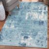 image:imageLUXE WEAVERS Kingsbury Aqua 4x5 Contemporary Modern Abstract Area RugBlue
