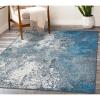 image:imageLUXE WEAVERS Modern Coastal Abstract Area Rug Gray Blue 5x7Blue Gray