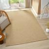image:imageLUXE WEAVERS Modern Farmhouse Textured Brown 5x7 Area Rug Neutral CarpetJute