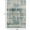 image:imageLUXE WEAVERS Diana Collection 2373 Grey 5x7 Oriental Area RugBlue
