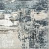 image:imageLUXE WEAVERS Distressed Abstract Blue 5x7 Area Rug NonShedding CarpetBlue