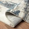 image:imageLUXE WEAVERS Distressed Abstract Blue 5x7 Area Rug NonShedding CarpetBlue