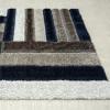 image:imageLUXE WEAVERS Lantanas Collection 7072 Brown 5x7 Modern Shag Geometric Area RugNavy
