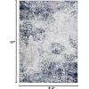 image:imageLUXE WEAVERS Modern Abstract Area Rug Red 5x7Blue