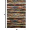 image:imageLUXE WEAVERS Striped 1499 Multi Modern 5 x 7 Area Rug Carpet Large New
