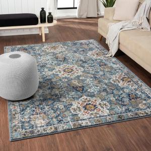 image:imageLUXE WEAVERS Euston Collection 8062 Silver 8x10 Modern Oriental Area RugBlue