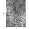 image:imageLUXE WEAVERS Modern Coastal Abstract Area Rug 8X10 Light GrayBlue