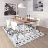 image:imageLUXE WEAVERS Modern Geometric Shape Patterned Anthracite 8x10 Area RugAnthracite
