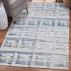 image:imageLUXE WEAVERS Modern Geometric Shape Patterned Anthracite 8x10 Area RugBlue