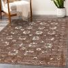 image:imageLuxe Weavers Floral Gold 710x106 Area Rug Modern Distressed CarpetDark Beige