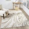 image:imageLUXE WEAVERS Modern Abstract Marble Ivory 8x10 Area Rug High Low Textured Living Room CarpetIvory