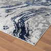 image:imageLUXE WEAVERS Marble Swirl Blue 5x7 Area RugBlue