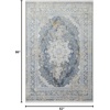 image:imageLuxe Weavers Valencia Collection 5989 Blue 5x7 Oriental Distressed Area Rug