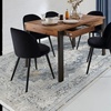 image:imageLuxe Weavers Valencia Collection 5989 Blue 5x7 Oriental Distressed Area Rug