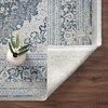 image:imageLuxe Weavers Valencia Collection 5989 Blue 5x7 Oriental Distressed Area Rug