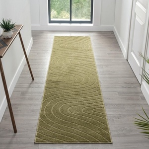 image:imageLUXE WEAVERS Modern Geometric Wave Gray 5x7 Area RugGreen