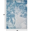 image:imageLUXE WEAVERS Abstract Indoor MediumPile Area Rug Blue 5x7Blue