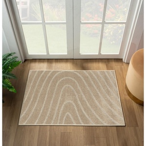 image:imageLUXE WEAVERS Modern Geometric Wave Anthracite 5x7 Area RugBeige