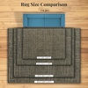 image:imageLUXE WEAVERS Rustic Textured Black 6x9 Area Rug Farmhouse CarpetGreen