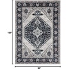 image:imageLuxe Weavers Oriental Navy Blue 8x10 Area Rug