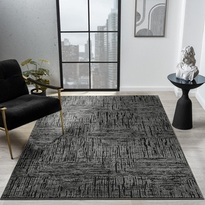 image:imageLUXE WEAVERS Abstract Textured Area Rug Charcoal 8x10Grey