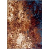 image:imageLUXE WEAVERS Modern Splatter Blue Abstract Area Rug 6x9Blue