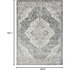 image:imageLUXE WEAVERS Euston Collection 8061 Silver 6x9 Modern Oriental Area RugGrey