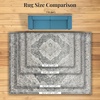 image:imageLUXE WEAVERS Euston Collection 8061 Silver 6x9 Modern Oriental Area RugGrey