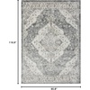 image:imageLUXE WEAVERS Euston Collection 8061 Silver 6x9 Modern Oriental Area RugGrey
