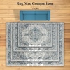 image:imageLUXE WEAVERS Euston Collection 8061 Silver 6x9 Modern Oriental Area RugIvory