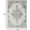 image:imageLUXE WEAVERS Euston Collection 8061 Silver 6x9 Modern Oriental Area RugSilver