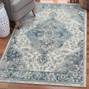 image:imageLUXE WEAVERS Euston Collection 8061 Silver 6x9 Modern Oriental Area RugIvory