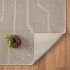 image:imageLUXE WEAVERS Abstract High Low Taupe 8x10 Area Rug Geometric CarpetTaupe