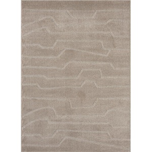 image:imageLUXE WEAVERS Abstract High Low Taupe 8x10 Area Rug Geometric CarpetTaupe