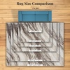 image:imageLUXE WEAVERS Abstract Art Deco Area Rug Grey 9x12Brown