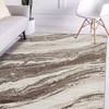 image:imageLUXE WEAVERS Abstract Art Deco Area Rug Grey 9x12Brown