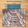 image:imageLUXE WEAVERS Abstract Art Deco Area Rug Grey 9x12Red
