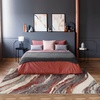 image:imageLUXE WEAVERS Abstract Art Deco Area Rug Grey 9x12Red