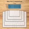 image:imageLUXE WEAVERS Modern Abstract Cream 9x12 Area Rug Living Room CarpetCream