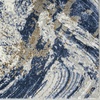 image:imageLUXE WEAVERS Modern Marble Blue 9x12 Abstract Area RugBlue