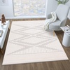 image:imageLUXE WEAVERS Moroccan Diamond Cream 9x12 Area Rug Farmhouse CarpetCream